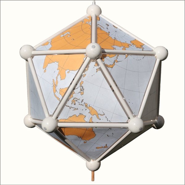 Ikosaeder-Hängelampe "Buckminster Fuller"